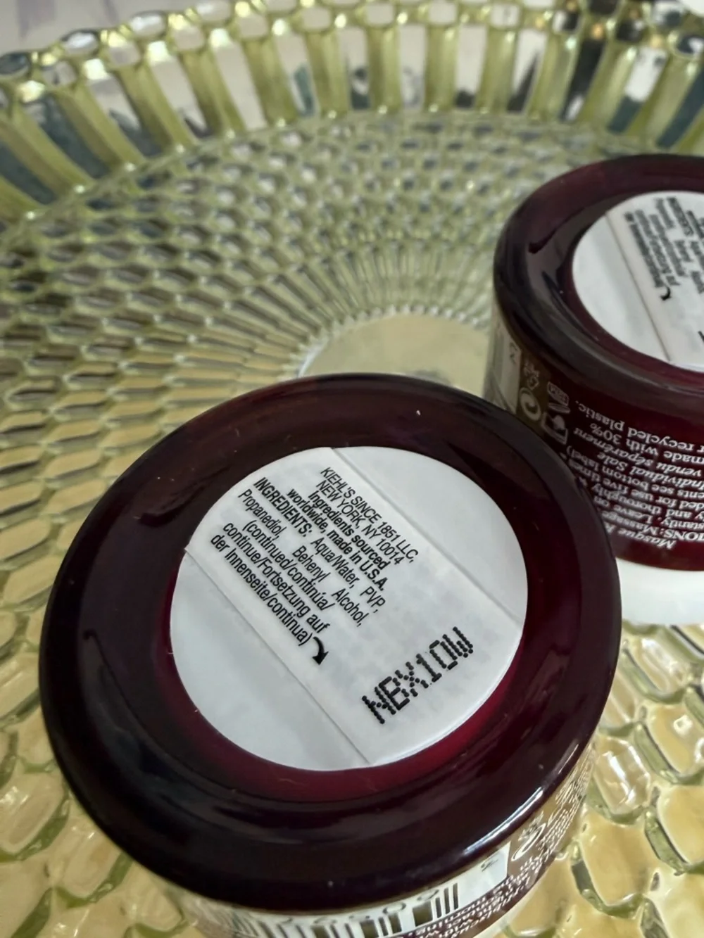 *NEW .5oz* Kiehl's Ginger Leaf & Hibiscus Firming Overnight Mask